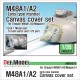 1/35 US M48A1/A2 Patton Early Type Mantlet Canvas Cover Set for Dragon kit