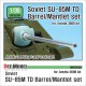 1/35 SU-85M TD D-5S Barrel/Mantlet set for Zvezda kit #3688