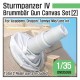 1/35 Sturmpanzer IV Brummbar Mid/Late Canvas Cover V2 for Academy/Dragon/Tamiya kits