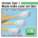 1/35 WWII German Tiger I Muzzle Brake Canvas Cover (3pcs) for Tiger/Elefant/Ferdinand