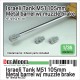 1/35 IDF M51 Super Sherman Barrel set with Muzzle Brake for Tamiya kit