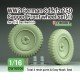 1/16 Sd.Kfz 250 Half Track Sagged Front Wheel set #1 for Das Werk kit