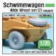 1/35 WWII German Schwimmwagen Wide Wheels Set 2 for Tamiya #35224/AFV Club kits (5 wheels)
