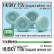 1/35 British HUSKY TSV Sagged Wheel set for Meng Models