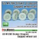 1/35 US M1296 Stryker Dragoon Sagged Wheel set for AFV Club kits