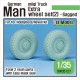 1/35 Man Mil gl Truck Extra Sagged Wheels #2 Continental HCS Tyres for HobbyBoss/Revell