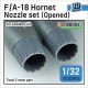 1/32 McDonnell Douglas F/A-18 Hornet Nozzle set (Opened) for Academy kits