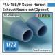 1/72 F/A-18E/F Super Hornet Exhaust Nozzle set (Opened) for Academy kits