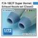 1/72 F/A-18E/F Super Hornet Exhaust Nozzle set (Closed) for Hasegaw kits