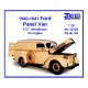 1/35 1940-1941 Ford Panel Van 122 Wheelbase V8 Engine Resin Kit