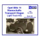 1/35 Opel Blitz 1T Mannschafts Transport Wagen Resin Kit