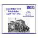 1/35 Opel Blitz 1.5t Feldkuche Light Truck 4x2 Resin Kit
