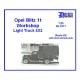 1/35 Opel Blitz 1t Workshop Light Truck 4x2 Resin Kit