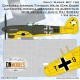 1/24 Captured Hawker Typhoon Mk.1B Luftwaffe Insignia Masking for Airfix #19003A