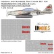 1/32 Me-262 B-1/U-1 Insignia & Numbers Paint Masks for Trumpeter #02237/Revell #04995