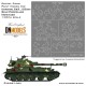 1/35 Ukraine 2s3 152mm Howitzer Digital Camouflage Paint Masks for Trumpeter #05543/05567