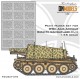 1/35 WWII Axis Armour Camouflage Paint Mask Set Ver. 1 for Grille/Marder/Hetzer/Panther