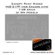 1/48 Mikoyan-Gurevich MiG-21PF Canopy Paint Masks for Eduard kit #8236