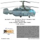 1/48 Ka-27 Helix Helicopter Canopy, Windows & Wheels Paint Masks for HobbyBoss #HB81739