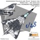 1/48 ATAC Aggresssor F-21/Kfir C.2 Camouflage Paint Masks w/Numbers & Insignia