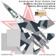 1/48 Su-35 Flanker-E Arctic Splinter Camouflage Paint Masks for GWH/Kitty Hawk kits