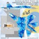 1/48 Ukrainian Su-27 Digital Flanker Camouflage Masking for G.W.H/Academy/Eduard kits