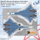 1/48 Russian Su-57 Felon 5th Gen Stealth Fighter Digital Camo Masking for Zvezda kits