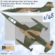 1/48 F-104 Starfighter Vietnam Era Camouflage Paint Masks Set
