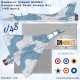 1/48 Mirage 2000C Single-seat Camouflage Paint Mask set