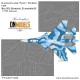 1/72 Su-33 Flanker-D Camouflage Paint Masks for Zvezda #7297/Hasegawa/Trumpeter kits