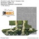 1/72 Russian TOS-1A Multiple Rocket Launcher Camouflage Paint Masks for Modelcollect kits