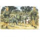 1/35 German Fallschirmjager w/Donkeys (2 figures & 2 donkeys)