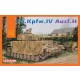 1/72 WWII German PzKpfw.IV Ausf.H