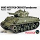 1/72 F11 M4A3 HVSS POA-CWS-H5 Flamethrower Korea 1951