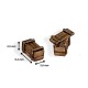 1/72 Ammo / Weapons Wooden Boxes Set #11