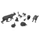 1/72 Miniature Animals - Small-Sized Forest Mammals