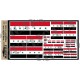 Multiple Scale Flag of Iraq/Syria