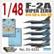 Decals for 1/48 JASDF Mitsubishi F-2A Viper Zero 3SQ/8SQ Special Schemes