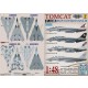 Decals for 1/48 USN F-14A/B/D VF-14/74/84/ & VX-30 Collection #2