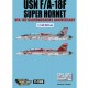 Decals for 1/144 USN F-18F VFA-102 Diamondbacks