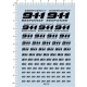 Emergency 9-1-1 Response Decals for scale model cars