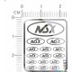 NSX Metal Logo Stickers Vol.2 for 1/12, 1/18, 1/20, 1/24, 1/43 Scales