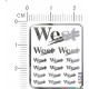 West Metal Logo Stickers Vol.3 for 1/12, 1/18, 1/20, 1/24, 1/43 Scales