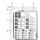 Northstar V8 Metal Logo Stickers for 1/12, 1/18, 1/20, 1/24, 1/43 Scales