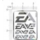 EA Metal Logo Stickers for 1/12, 1/18, 1/20, 1/24, 1/43 Scales