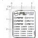 Pepsi Metal Logo Stickers for 1/12, 1/18, 1/20, 1/24, 1/43 Scales