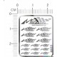 M Sports Metal Logo Stickers for 1/12, 1/18, 1/20, 1/24, 1/43 Scales