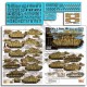 Decals for 1/35 7.Pz.Div. Befehlswagen & Panzer IIIs Ausf. J L M N Operation Citadel