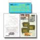 1/16 WWII .50 CAL M2 Ammo Box Labels (style 6, 7 and 8) Decal