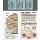 Decals for 1/35 US Army OIF Battalion Numbers (Part 1)
